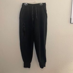 Nike jogger sweatpants with knee zipper